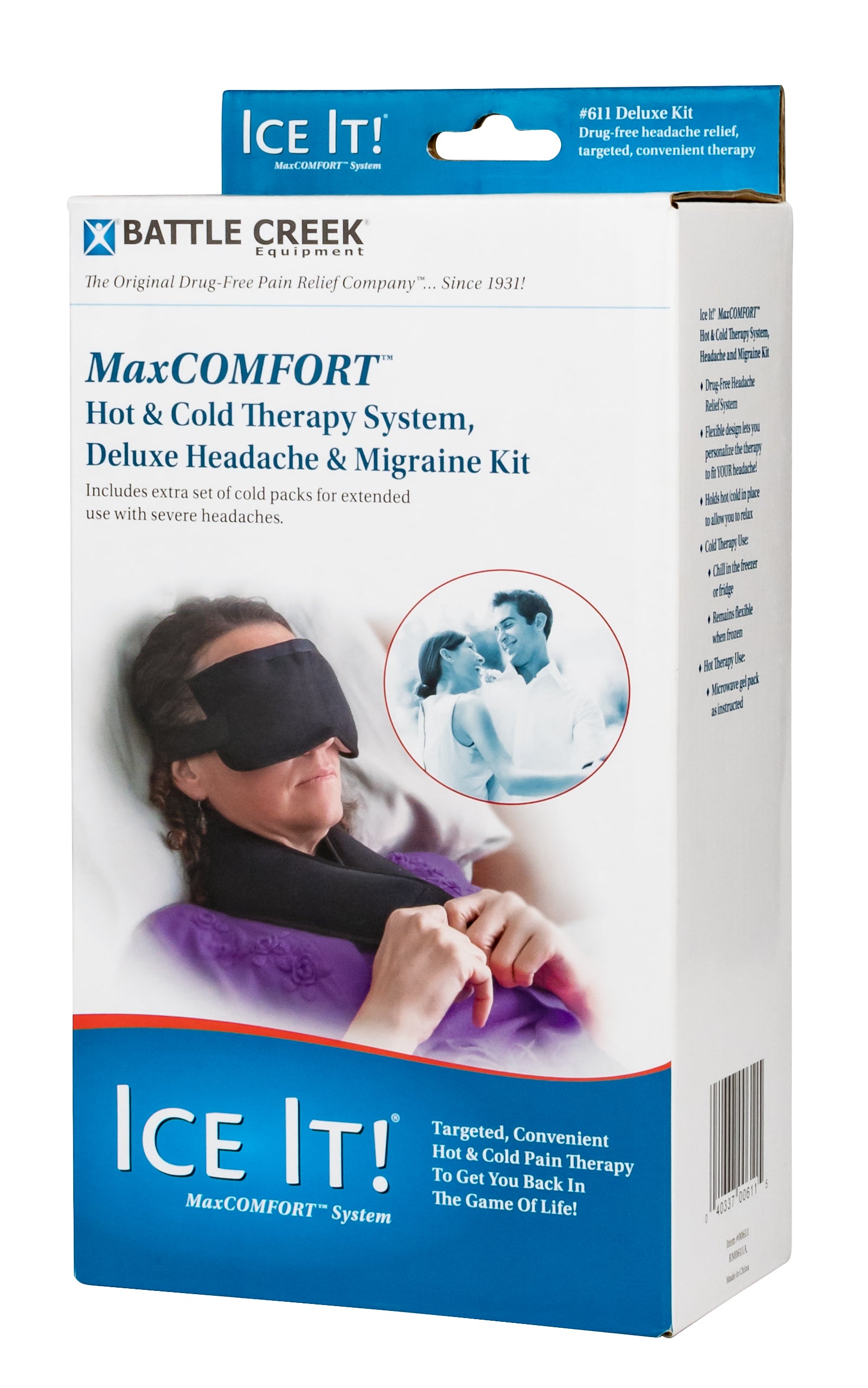 Ice It! MaxCOMFORT Headache & Migraine Kit